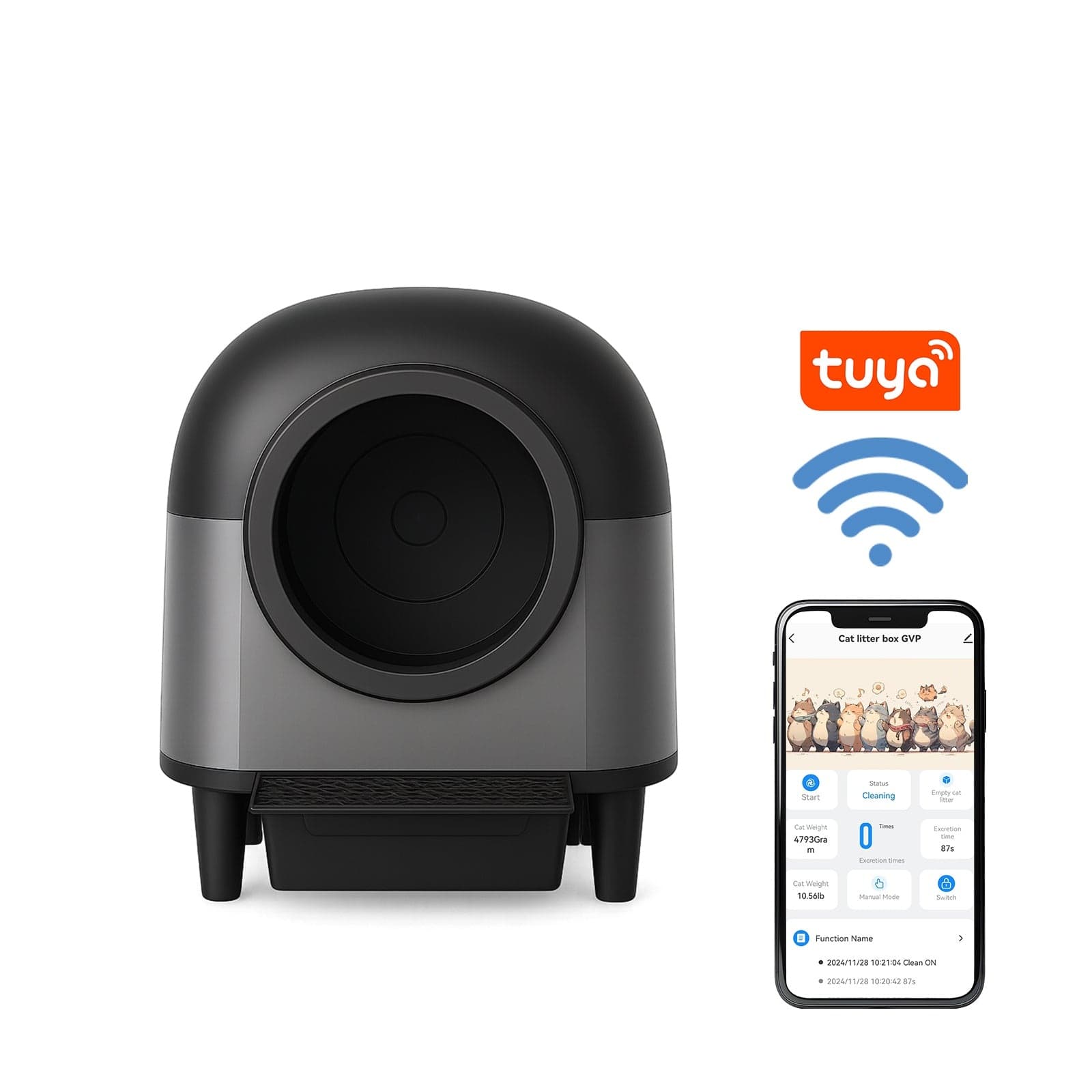 Open-Top Smart Litter Box Lite