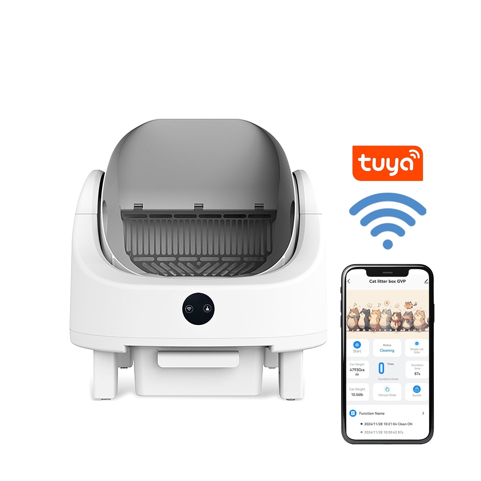HBZH-ICB-20 Open-Top Smart Cat Litter Box