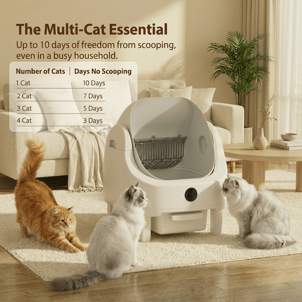 Offene smarte Katzentoilette OEM product image 3