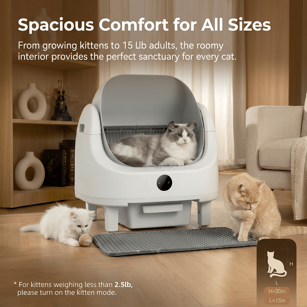 Offene smarte Katzentoilette OEM product image 4