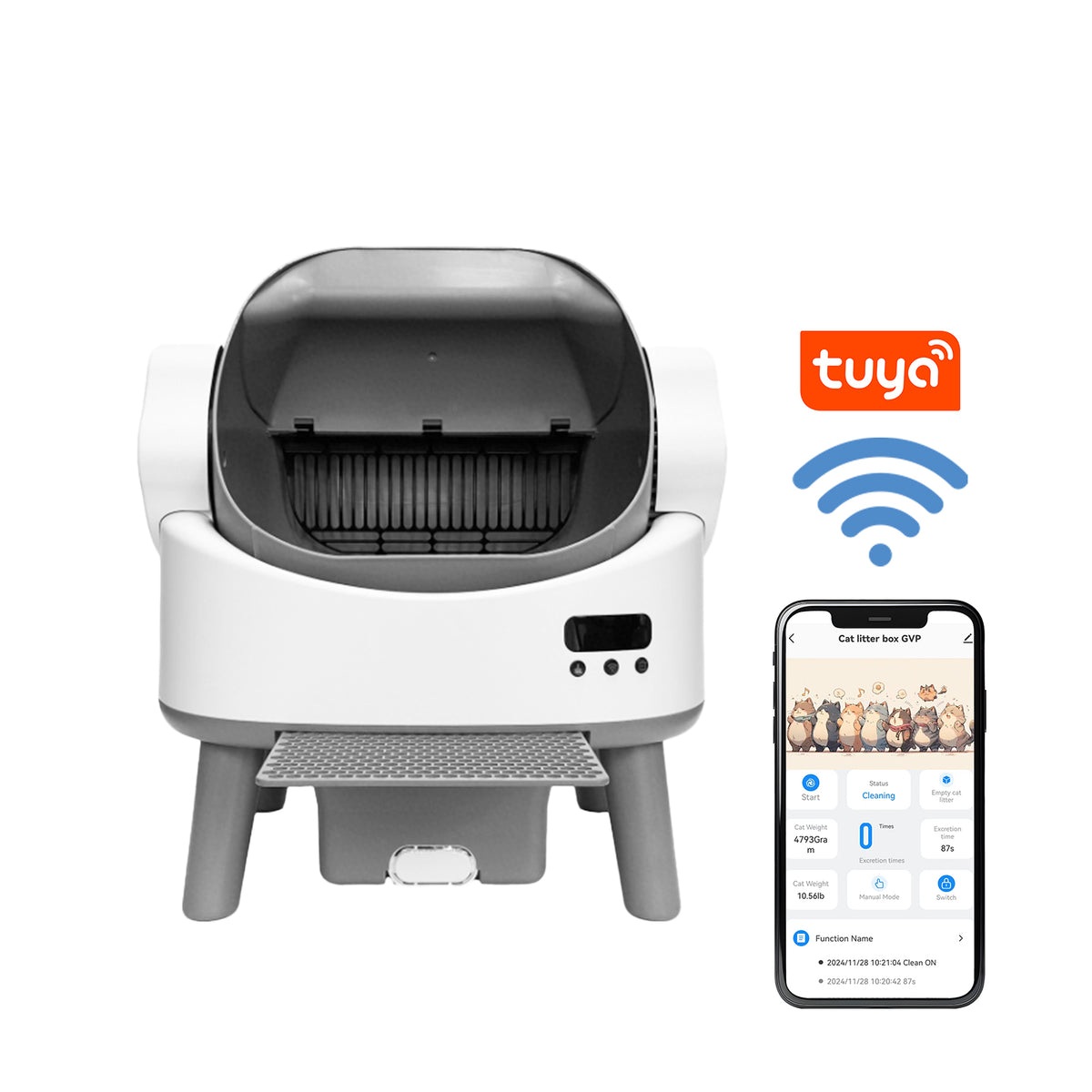 HBZH-ICB-24 Open-Top Smart Cat Litter Box